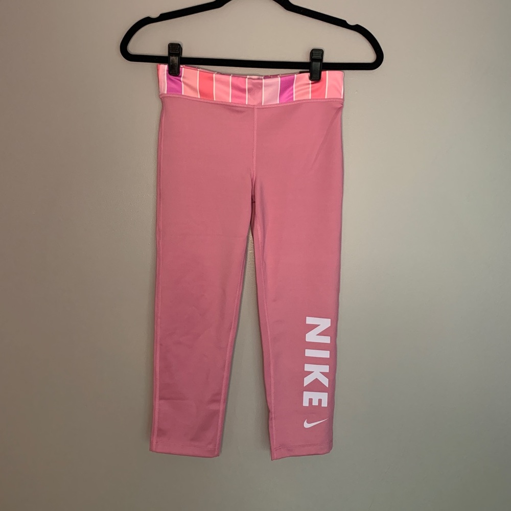 Pink Nike Dri-Fit Leggings